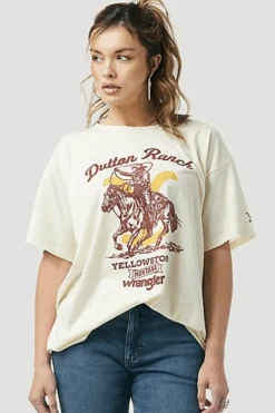 Women's Wrangler Yellowstone Oversized T-Shirt #112323597 -Cheap Cowgirl Mode Store 0d05fee79aa3554a8f4455bfd8fba683