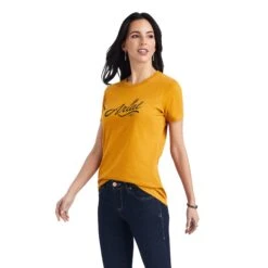 Women's Ariat Wheat Script Tee #10042720