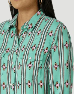 Women's Wrangler Retro Snap Front Shirt #112327247 -Cheap Cowgirl Mode Store 1c407d5758521e9f5978c1079179800c