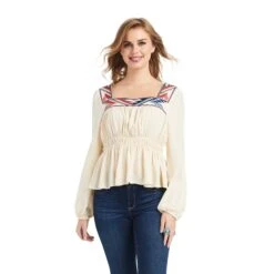 Women's Ariat Jacquard Blouse #10042142