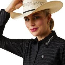 Women's Ariat Team Logo Kirby Button Down Shirt #10042170 -Cheap Cowgirl Mode Store 1eb2a6fe959b7ddfa42a63201e9b8ebc