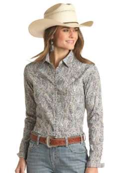 Women's Rough Stock Snap Front Shirt #RSWSOSRZDF