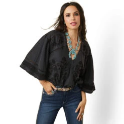 Women's Ariat Midnight Rose Blouse #10042160