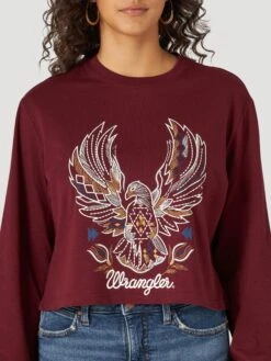 Women's Wrangler Cropped T-Shirt #112321501 -Cheap Cowgirl Mode Store 55a8ff4828895f67cd77106a403aa014