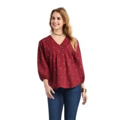 Women's Ariat Peasant Blouse #10042141
