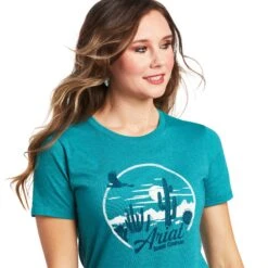 Women's Ariat Opuntia T-Shirt #10039973 -Cheap Cowgirl Mode Store 640d727247f6a5724d4f65f79f06006c
