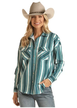 Women's Rock & Roll Cowgirl Snap Front Shirt #RRWSOSRZ0H