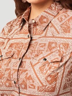 Women's Wrangler Snap Front Shirt #112321375 -Cheap Cowgirl Mode Store 65c6a5935f32a3355706d38d6ba06cbd