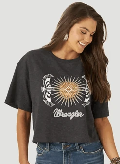 Women's Wrangler Retro Cropped T-Shirt #112318866