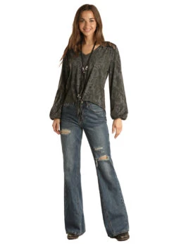 Women's White Label Blouse #WLWT52R0I5 -Cheap Cowgirl Mode Store a1a0dd42bb86b82b6c5e028982ba1f78