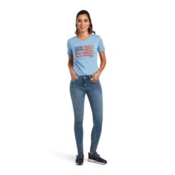 Women's Ariat Paisley Flag T-Shirt #10040962 -Cheap Cowgirl Mode Store c0849c66bb8e5e530b741f04766fce03