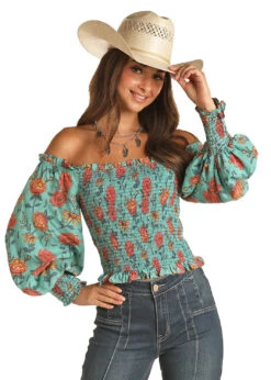 Women's Rock & Roll Cowgirl Blouse #RRWT51R0V9