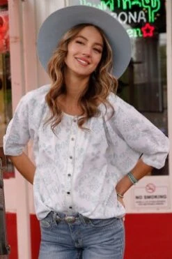 Cinch Women's Cruel Girl Button Down Blouse #CTW7390002