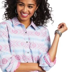 Women's Ariat REAL Billie Jean Button Down Shirt #10039862 -Cheap Cowgirl Mode Store cd071899ed77191bce51efbd2653ff73