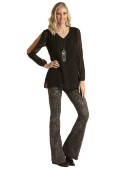 Women's Panhandle White Label Blouse #WLWT52R027