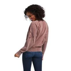 Women's Ariat American Stories Crew Sweater #10039816 -Cheap Cowgirl Mode Store de5d5d54695ede9f79e70882519f0f9f