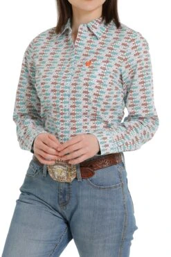Women's Cinch Button Down Shirt #MSW9164201 -Cheap Cowgirl Mode Store ebeef7d4521f6d8468163c050e70468a