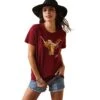Women's Ariat REAL Dasiy Steer T-Shirt #10043757