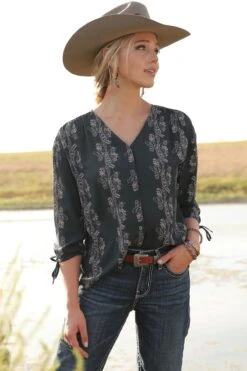 Women's Cruel Girl Button Down Blouse #CTW7421001