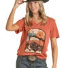 Women's Rock & Roll Cowgirl T-Shirt #RRWT21R0CU
