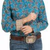 Women’s Cinch Button Down Shirt #MSW9165033
